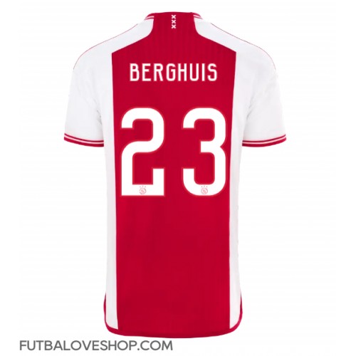 Dres Ajax Steven Berghuis #23 Domáci 2023-24 Krátky Rukáv